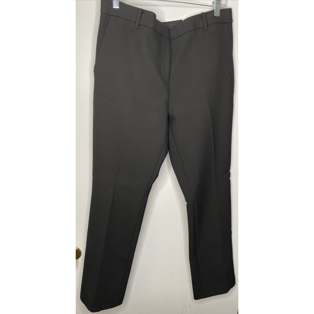 NWT Ann Taylor Black Straight Leg Pants Size 10